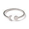 Non-Tarnish 304 Stainless Steel Open Cuff Rings RJEW-Q808-01A-P-2