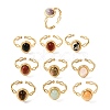 304 Stainless Steel Cuff Open Rings for Women GG-CBA7994-01G-2