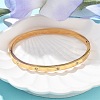 304 Stainless Steel Rhinestone Bangles for Women X-BJEW-Z092-05G-3