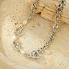 304 Stainless Steel Cable Chain Necklaces NJEW-U031-12P-1