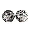 Natural Black Lip Shell Carved Cabochons SHEL-G024-03A-1