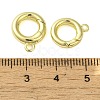 Brass Spring Gate Rings KK-B089-12A-G-3