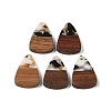 Resin & Wood Pendants WOOD-S061-02M-1