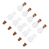 10Pcs Clear Glass Wishing Bottles AJEW-TA0002-85D-1