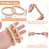 6Pcs 3 Colors High Carbon Steel Stretch Arm Bracelets Set BJEW-GA0001-06-2