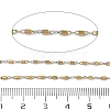 Two Tone 304 Stainless Steel Cuboid Link Chains CHS-G050-02GP-2