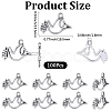 100Pcs Tibetan Style Alloy Pendants TIBEP-SC0003-43-2