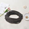 10M Round Imitation Leather Braided Cord WL-GF0001-32A-03-6