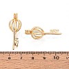 Brass Bead Cage Pendants LS-KK-P115-07G-01-4