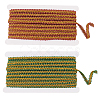 2 Cards 2 Colors Christmas Polyester Centipede Lace Ribbon OCOR-FH0001-20-1