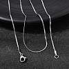 12Pcs 304 Stainless Steel Serpentine Chain Necklaces for Men Women NJEW-H093-19P-01-1