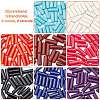 8 Strands 8 Colors Synthetic Turquoise Beads Strands G-OC0002-11-3