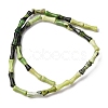 Natural Serpentine Beads Strands G-L624-G13-12x5mm-3