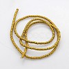 Electroplate Non-magnetic Synthetic Hematite Beads Strands G-J216D-06-2