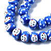 Handmade Bumpy Lampwork Beads Strands LAMP-Q031-009B-3