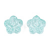 Transparent Spray Painted Glass Beads GLAA-N035-029-C01-1