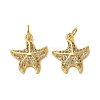 Brass Micro Pave Cubic Zirconia Pendants KK-A271-02G-G-1