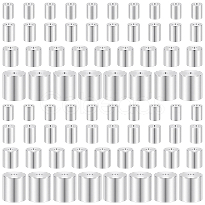 80Pcs 4 Styles Brass Cord Ends KK-BBC0025-66-1