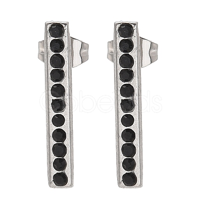 304 Stainless Steel Stud Earrings EJEW-F361-05P-1