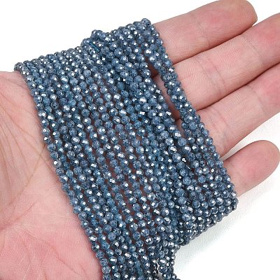 Cubic Zirconia Bead Strands X-ZIRC-C006-01B-04-1