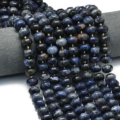 Natural Sodalite Beads Strands G-P573-B17-01-1