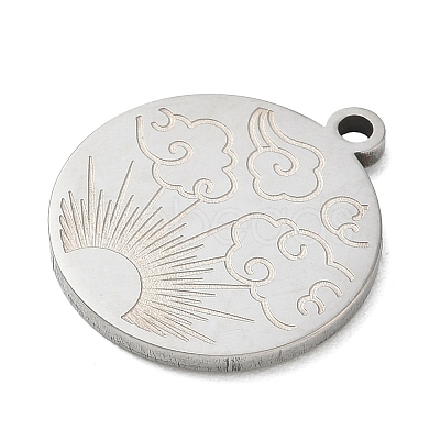 201 Stainless Steel Pendants SA-CBA3D3A-05P-20-1