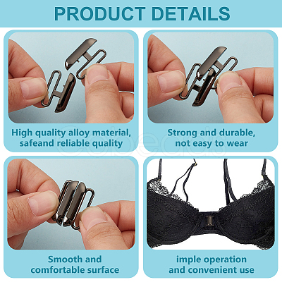 12Pcs Alloy Bikini Clips FIND-GO0003-21B-1