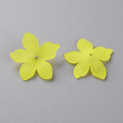 Frosted Acrylic Bead Caps MACR-S371-05A-717-1