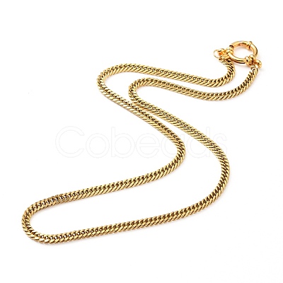304 Stainless Steel Diamond Cut Chunky Curb Chains NJEW-JN03213-1