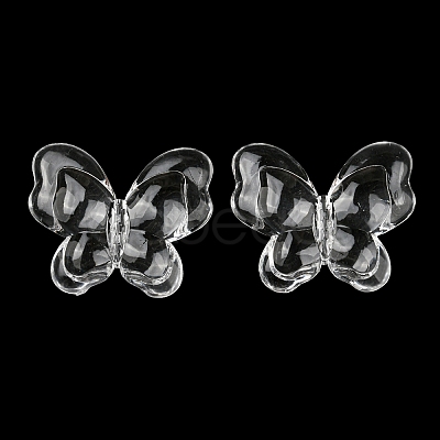 Transparent Acrylic Pendants TACR-D014-01B-1