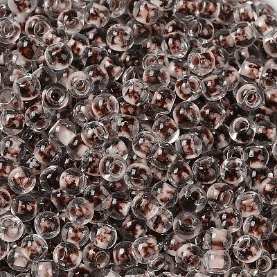 Transparent Inside Colours Glass Seed Beads X1-SEED-A032-04S-1