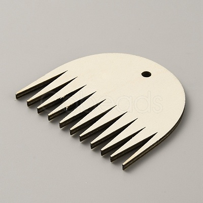 Wood Tapestry Woven Combs WOOD-WH0030-30-1