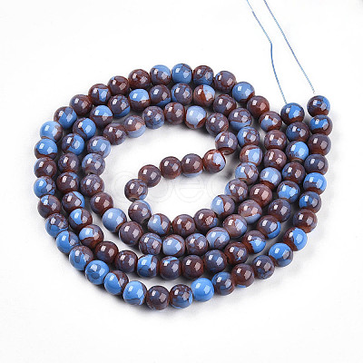 Baking Paint Glass Beads X1-DGLA-N003-8mm-C10-1