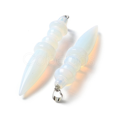 Natural & Synthetic Mixed Gemstone Pendants G-C187-02-1