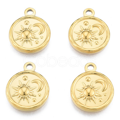 Ion Plating(IP) 201 Stainless Steel Pendants X-STAS-N098-182LG-1