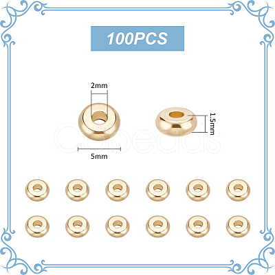 100Pcs 304 Stainless Steel Spacer Beads STAS-UN0058-39-1