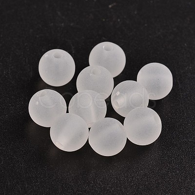 Transparent Acrylic Ball Beads FACR-R021-8mm-16-1