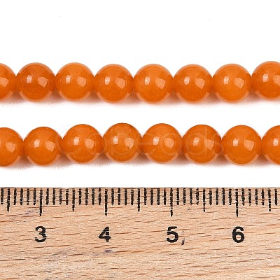 Dyed Natural White Jade Beads Strands GG-CBAD029-A08-6mm-1