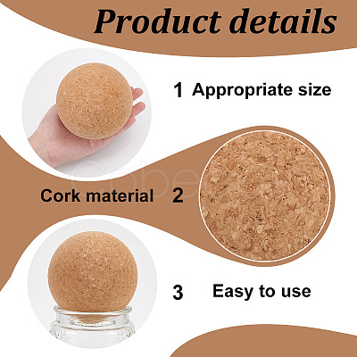 Cork Massage Ball FIND-WH0139-334-1