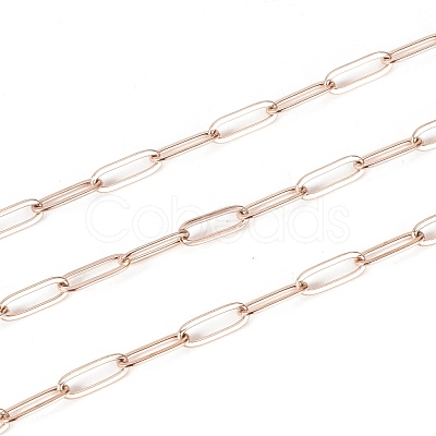 Ion Plating(IP) 304 Stainless Steel Paperclip Chains STAS-K209-07RG-1