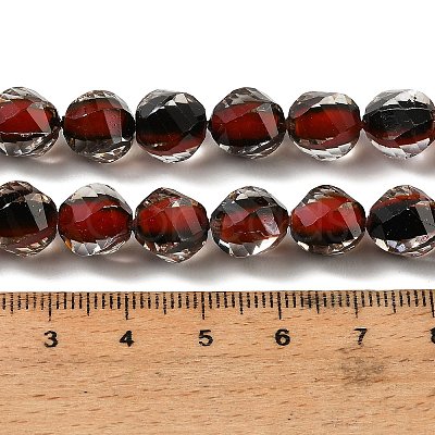 Two Tone Resin Beads Strands GLAA-T035-02F-1