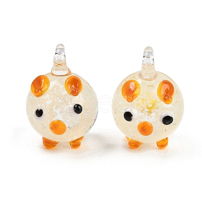 Handmade Lampwork Pendants LAMP-I029-11A-1