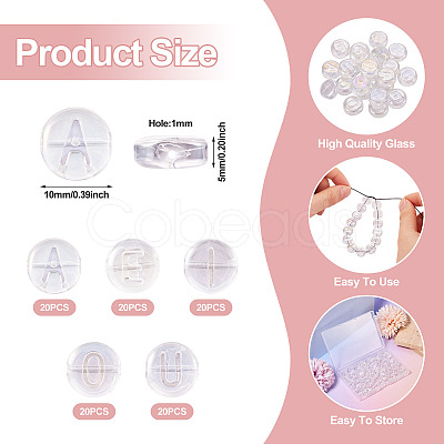 100Pcs 5 Styles Electroplated Glass Bead GLAA-TA0002-95A-1