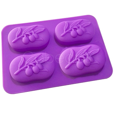 Rectangle Soap Food Grade Silicone Molds SOAP-PW0001-088-1
