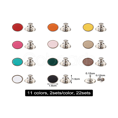 Alloy Button Pins for Jeans PALLOY-PJ0001-06-1