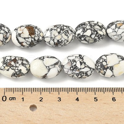 Dyed Synthetic Turquoise Beads Strands G-M448-B01-02-1