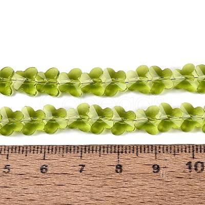 Transparent Glass Beads Strands GLAA-Q118-01A-B06-1