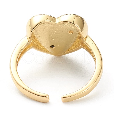 Brass Micro Pave Cubic Zirconia Finger Rings RJEW-P021-01A-1