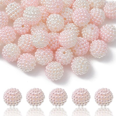 Imitation Pearl Acrylic Beads OACR-FS0001-42D-1