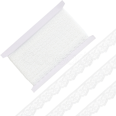 Polyester Lace Triming Ribbons OCOR-WH20050-028A-1